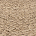 Vloerkleed ZIZUR binnen en buiten Ø 200 cm jute look