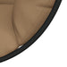Hangstoel met standaard rattan en staal taupe