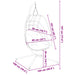 Hangende Egg Chair met standaard antraciet staal