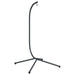 Hangende Egg Chair standaard zonder mand antraciet staal