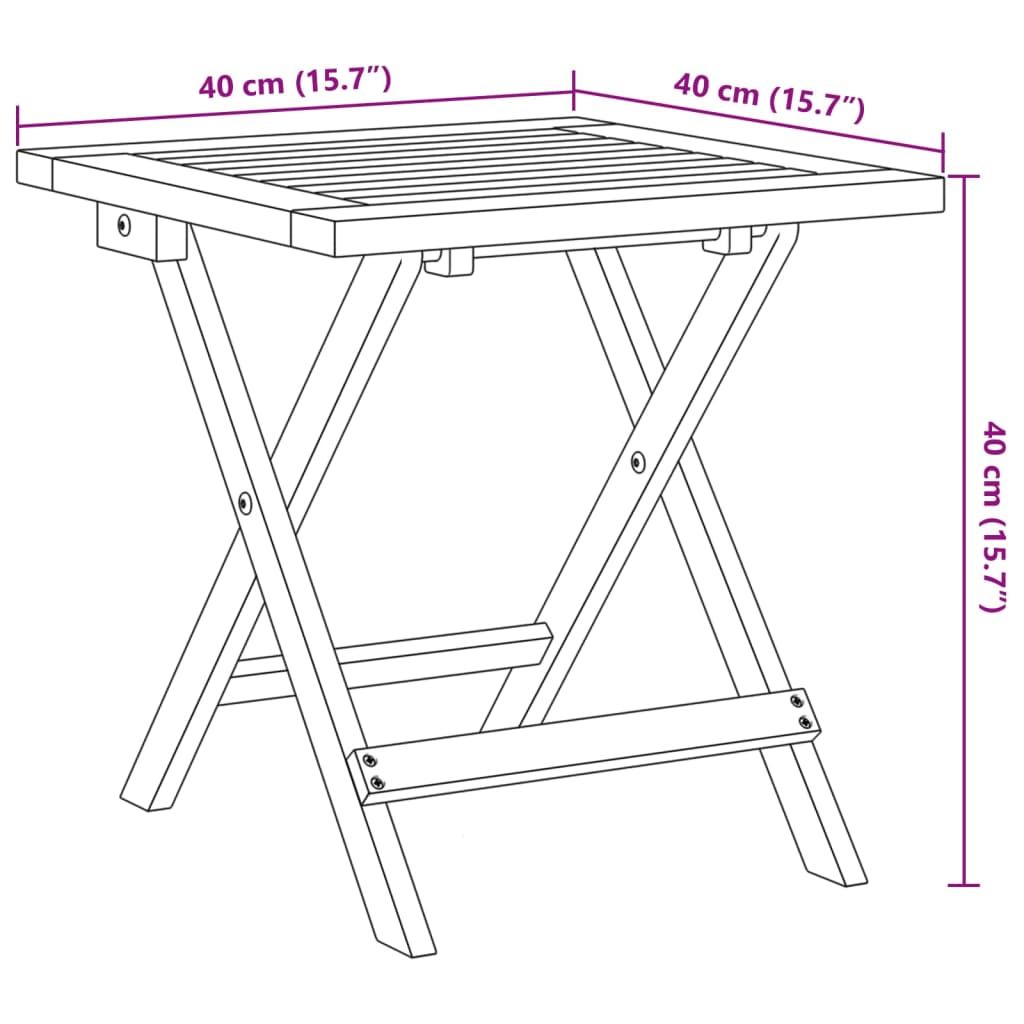 Ligbed met tafel massief acaciahout en stof rood
