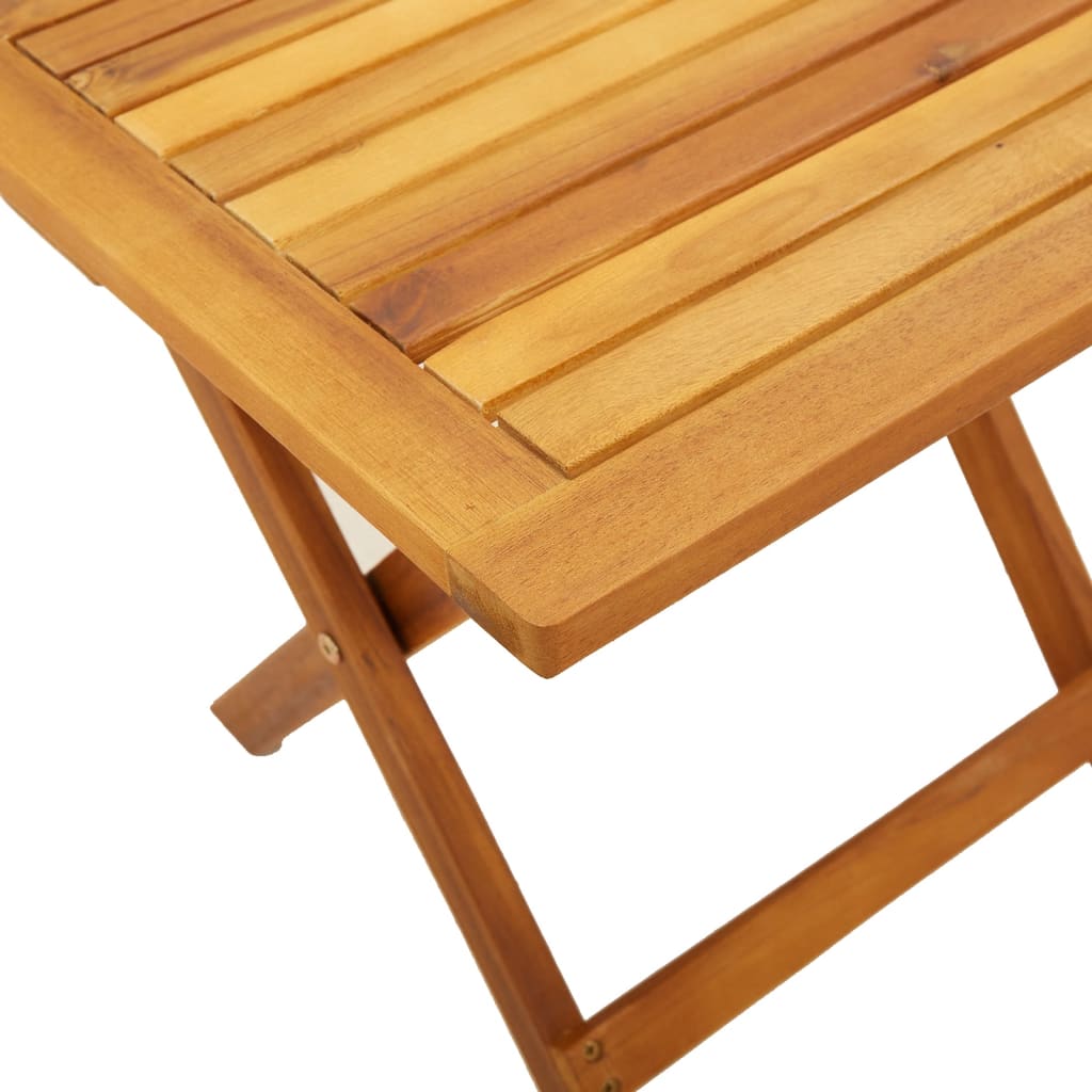 Ligbedden 2 st met tafel massief acaciahout rood