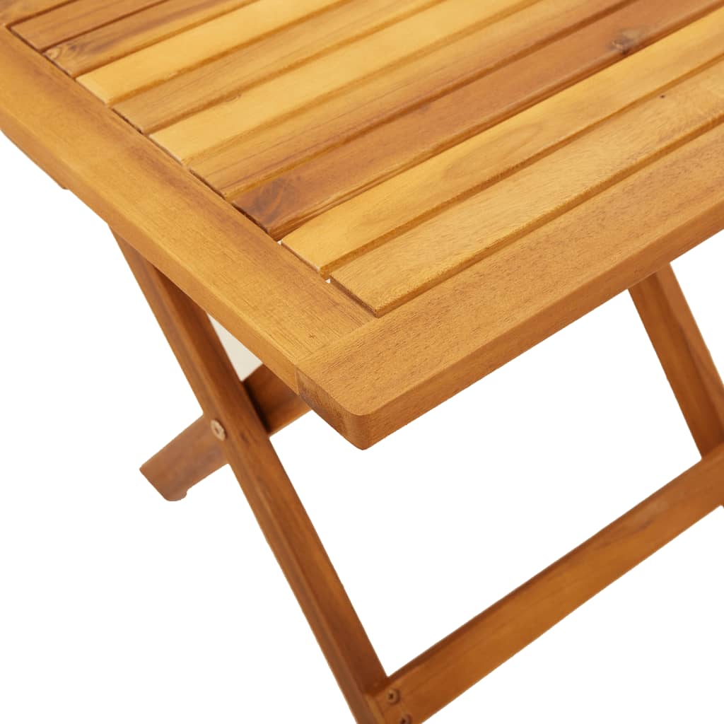 Ligbedden 2 st met tafel massief acaciahout donkerblauw