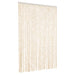 Vliegengordijn 118x220 cm chenille beige en wit