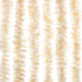 Vliegengordijn 118x220 cm chenille beige en wit