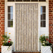 Vliegengordijn 118x220 cm chenille donkerbruin en beige