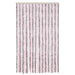Vliegengordijn 118x220 cm chenille zilvergrijs en roze