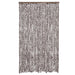Vliegengordijn 118x220 cm chenille bruin en wit