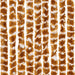 Vliegengordijn 118x220 cm chenille okerkleurig en wit
