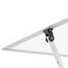 Tuinkas met basisframe 169x58x195 cm aluminium zilverkleurig
