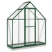 Tuinkas met basisframe 169x58x202 cm aluminium groen