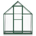 Tuinkas met basisframe 169x58x202 cm aluminium groen