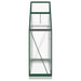 Tuinkas met basisframe 169x58x202 cm aluminium groen
