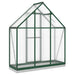 Tuinkas met basisframe 169x58x202 cm aluminium groen
