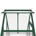 Tuinkas met basisframe 169x58x202 cm aluminium groen