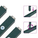 Tuinkas met basisframe 169x58x202 cm aluminium groen