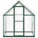 Tuinkas met basisframe 169x114x195 cm aluminium groen