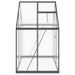Tuinkas met basisframe 169x114x195 cm aluminium antracietkleur