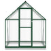 Tuinkas met basisframe 169x114x202 cm aluminium groen