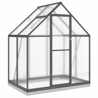 Tuinkas met basisframe 169x114x202 cm aluminium antracietkleur