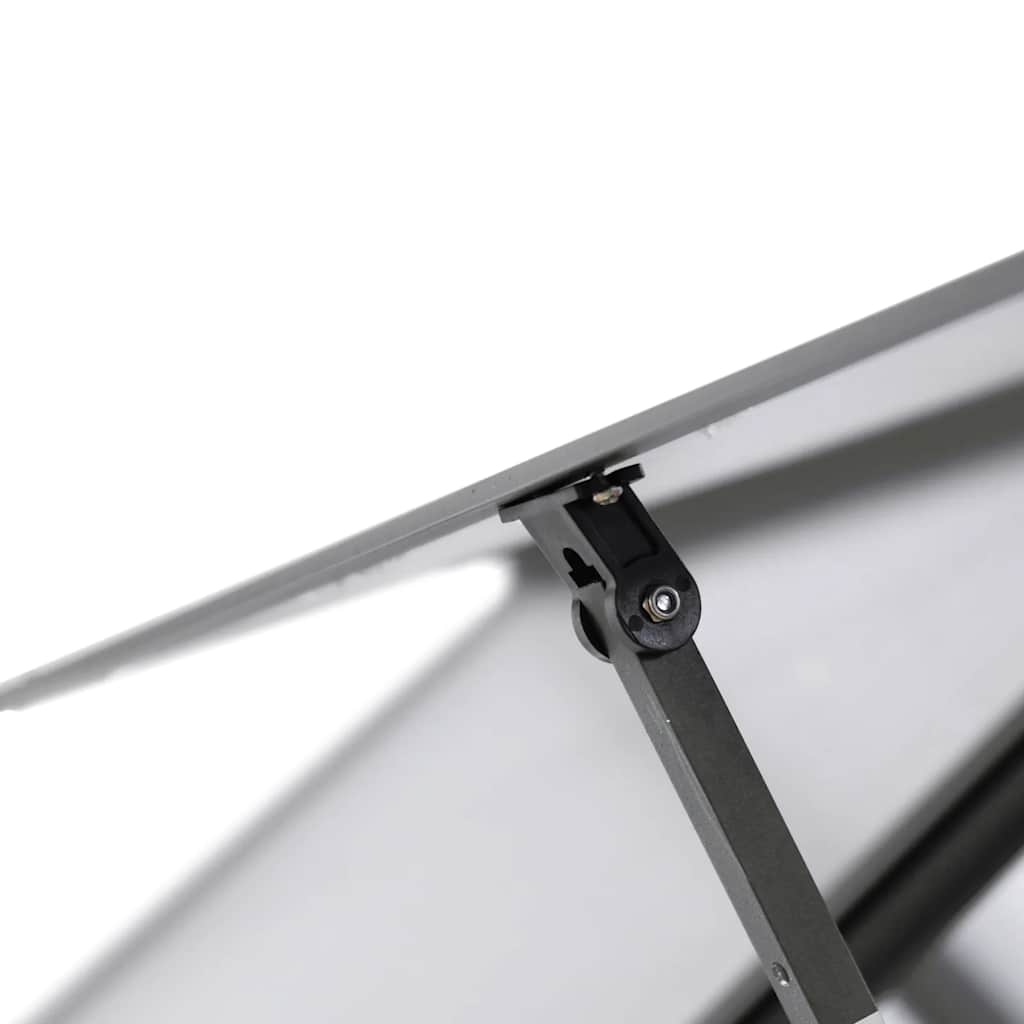 Tuinkas met basisframe 169x114x202 cm aluminium antracietkleur