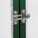 Tuinkas met basisframe 169x169x195 cm aluminium groen