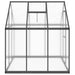 Tuinkas met basisframe 169x169x195 cm aluminium antracietkleur