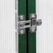 Tuinkas met basisframe 169x169x202 cm aluminium groen
