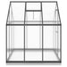 Tuinkas met basisframe 169x169x202 cm aluminium antracietkleur