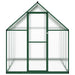 Tuinkas met basisframe 224x169x195 cm aluminium groen