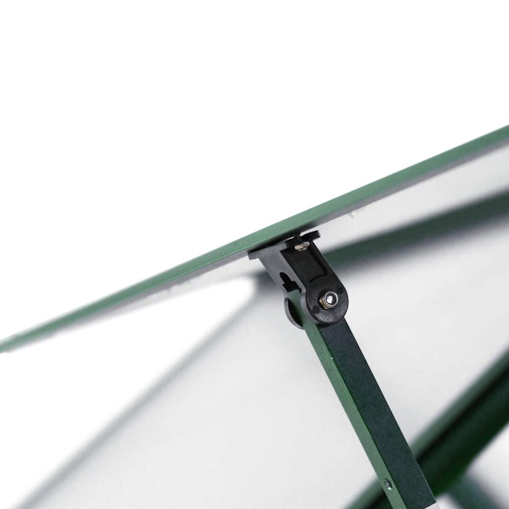 Tuinkas met basisframe 224x169x195 cm aluminium groen