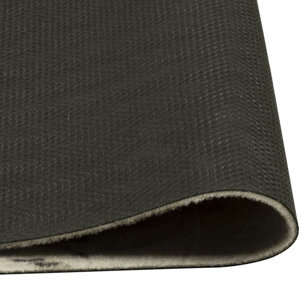 Keukenmat wasbaar koffieprint 60x180 cm fluweel bruin