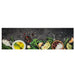 Keukenmat wasbaar kruidenprint 45x150 cm fluweel