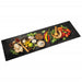 Keukenmat wasbaar kruidenprint 45x150 cm fluweel