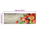Keukenmat wasbaar tomatenprint 60x180 cm fluweel