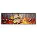 Keukenmat wasbaar herfstprint 60x180 cm fluweel