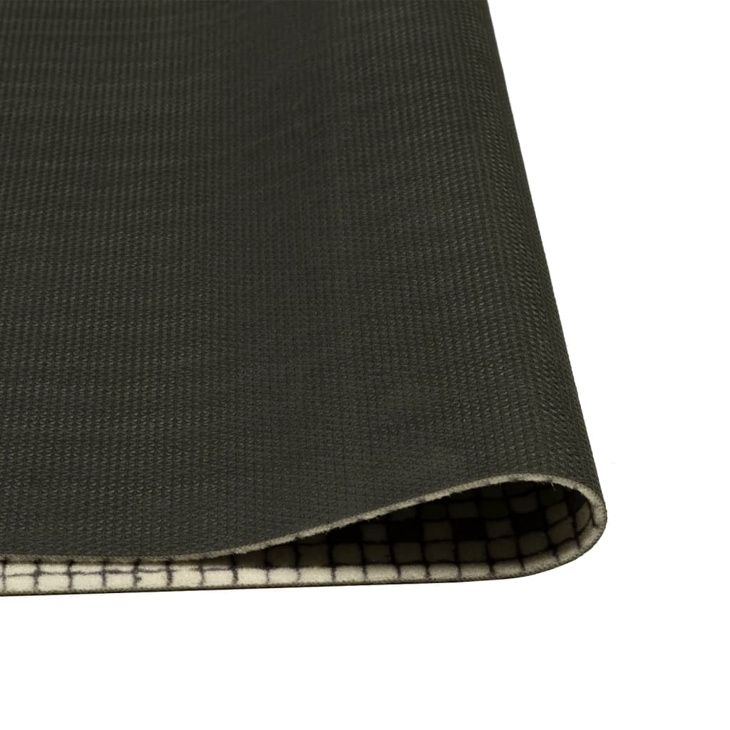 Keukenmat wasbaar Home-tekst 45x150 cm fluweel