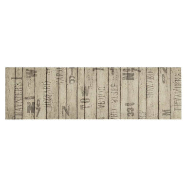 Keukenmat wasbaar hekprint 45x150 cm fluweel
