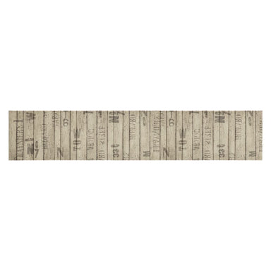 Keukenmat wasbaar hekprint 60x300 cm fluweel