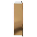 Douchenis 62x32x9 cm roestvrijstaal geborsteld goudkleurig