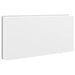 Douchenis 62x32x9 cm roestvrijstaal matwit