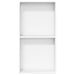 Douchenis 32x62x9 cm roestvrijstaal matwit
