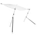 Schaduwdoekset T-top 174x205x(115-194) cm wit