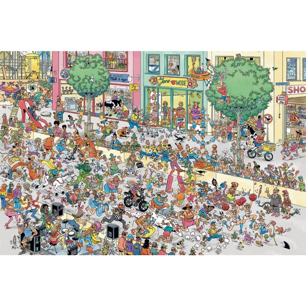 Jumbo Puzzel Jan Van Haasteren Een Naaldhak Te Hoog 1500 Stukjes
