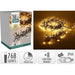 S.i.a. Cluster Led-Verlichting 768 Led'S 990 Cm Extra Warm Wit Zwart