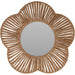 Overige Merken Spiegel Bloem 38 Cm Papier/Beige
