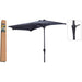 Ambiance Parasol 270 Cm Zwart