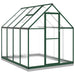 Tuinkas met basisframe 224x169x202 cm aluminium groen
