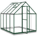 Tuinkas met basisframe 224x169x202 cm aluminium groen