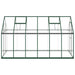 Tuinkas met basisframe 334x169x195 cm aluminium groen